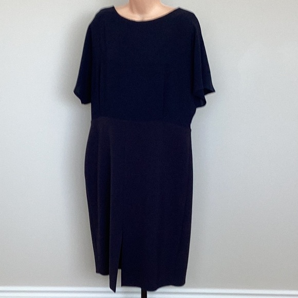 Mango Navy Dress Size 10 - Picture 1 of 16